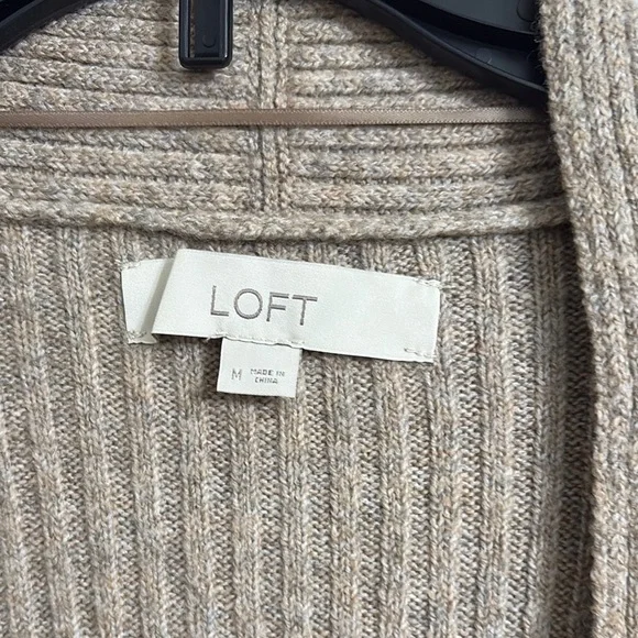 Loft Women’s Colorblock Open Front Cardigan Sweater - Picture 3 of 5